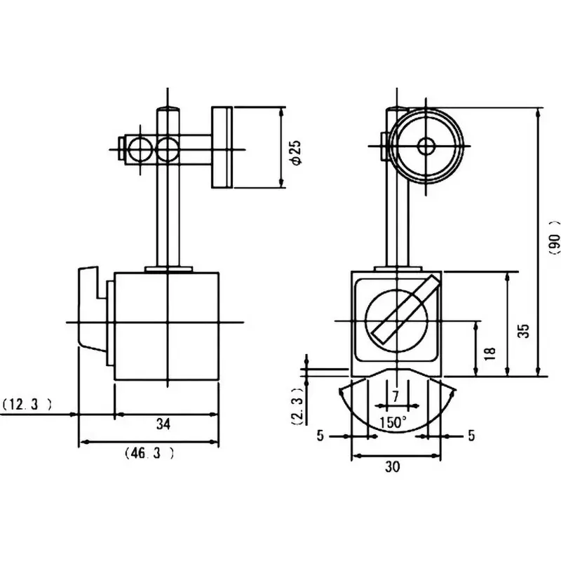 kanetec-small-magnet-base-small-and-narrow-magnetic-force-can-be-turned-on-off-6-mm-dial-gauge-mounting-hole-mb-psl