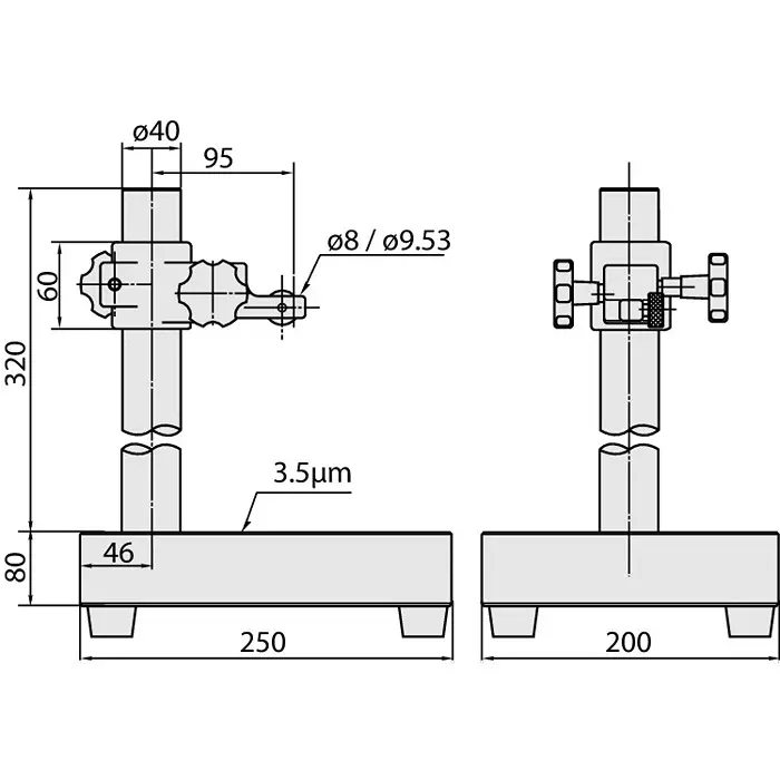 mitutoyo-granite-comparator-stand-0-260-mm-range-200x250-mm-base-size-215-153-10