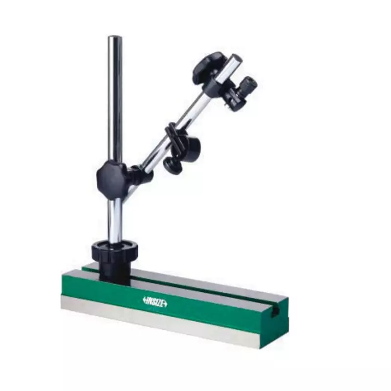 Insize Universal Stand With Fine Adjustment, ø8 mm, ø4 mm, ø3/8 inch (9.5 mm) Stem Holding Capacity for Digital Dial Indicators, 6214-A