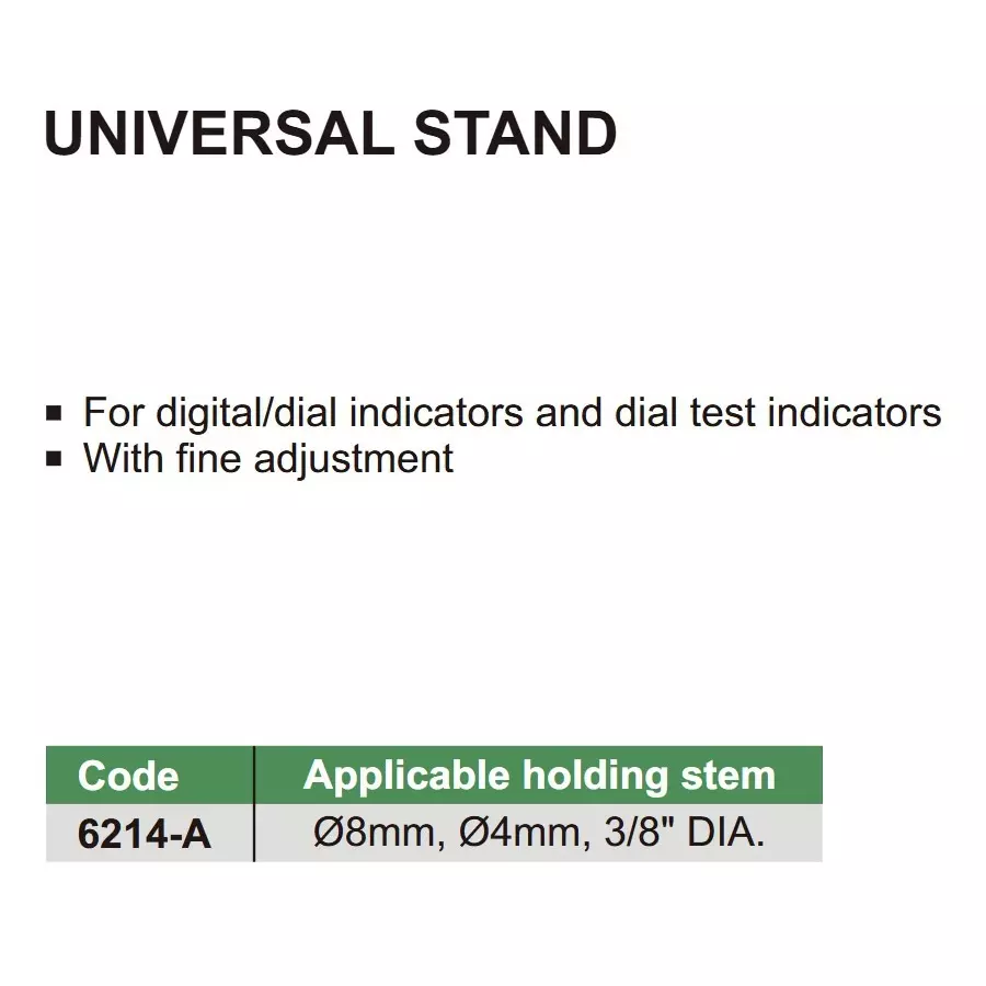 insize-universal-stand-with-fine-adjustment-8-mm-4-mm-38-inch-95-mm-stem-holding-capacity-for-digital-dial-indicators-6214-a