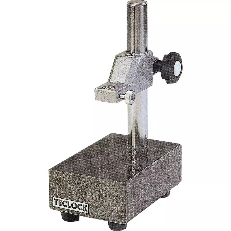 Teclock Granite Base Stand 0 to 115 mm Effective Positioning Range 175 mm Pillar Φ8 Mounting Hole, USG-20
