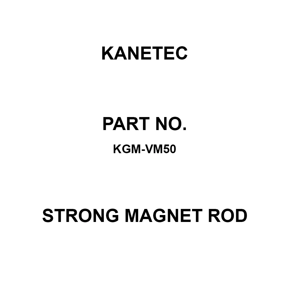 KANETEC Strong Magnet Rod Can be used in liquid About 80 ℃ Maximum Operating Temperature 25 Φmm Diameter, KGM-VM50