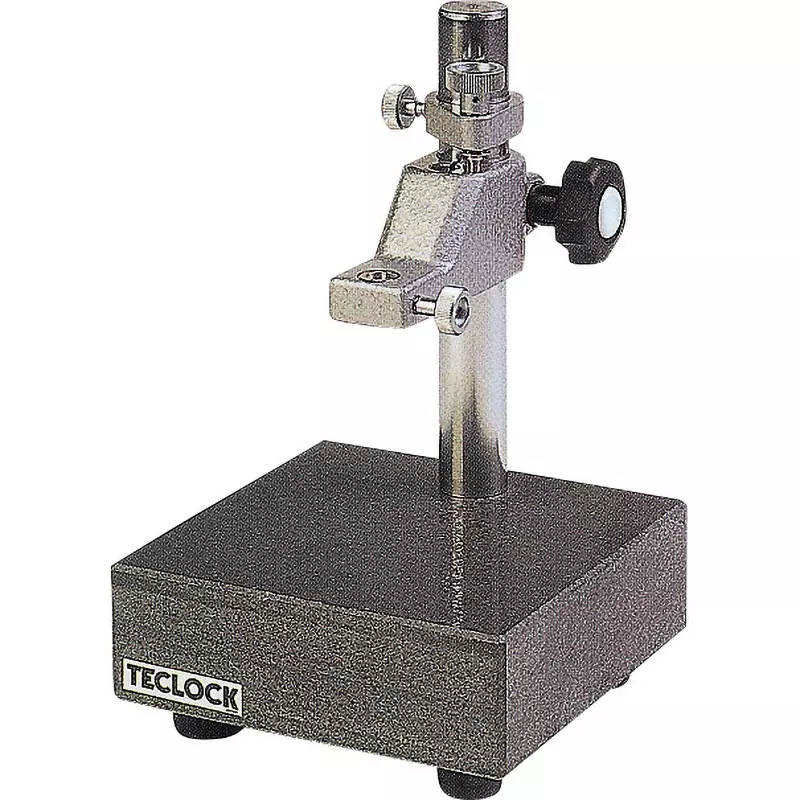 Teclock Granite Base Stand 0 to 115 mm Effective Positioning Range 175 mm mm Pillar Φ8 Mounting Hole, USG-24