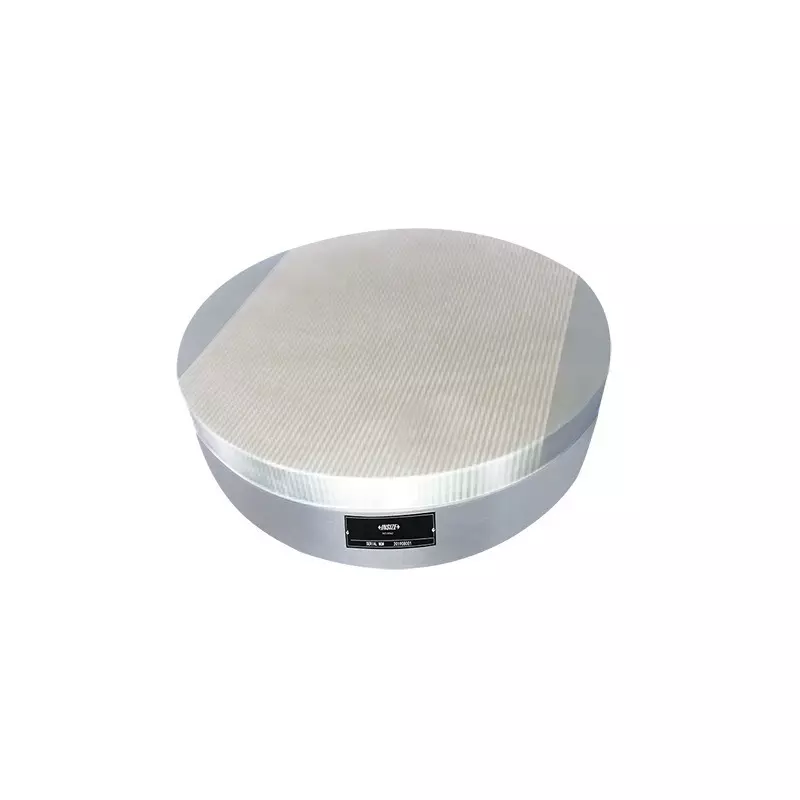 INSIZE Round Permanent Magnetic Chuck with 8 Kgf/cm² Magnetic Force and 0.5+1.5 mm Pole Pitch, 6542-300