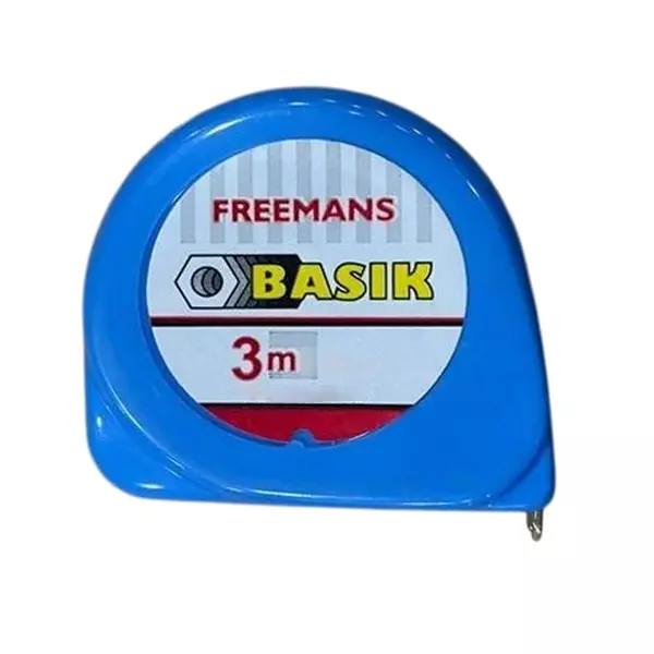 Freemans BASIK Pocket Measuring Tape With Belt Clip & Lock