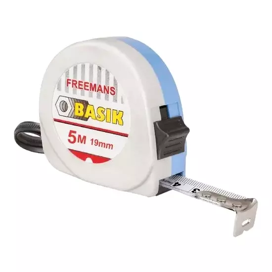 Freemans 5 m Pocket Steel Measuring Tape 19 mm BKL519