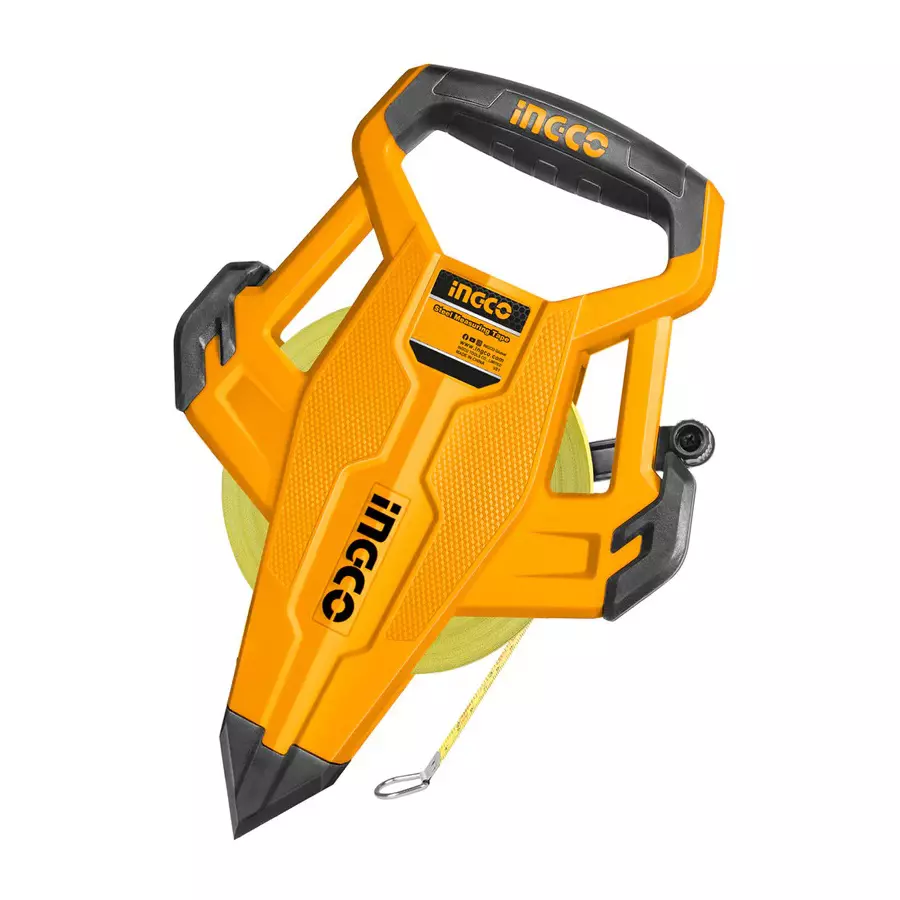 Ingco Steel Measuring Tape with 50 m Length and 12.5 mm Width for Larger Projects, Measurement, HSMT8550