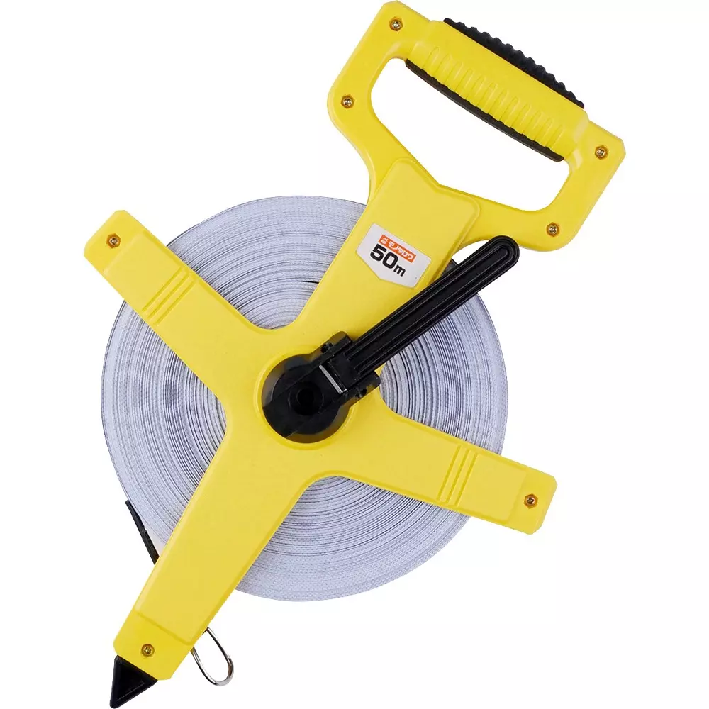 MonotaRO Open Reel Fibreglass Measuring Tape 50 m Length 0.5 mm Thickness, 70199956