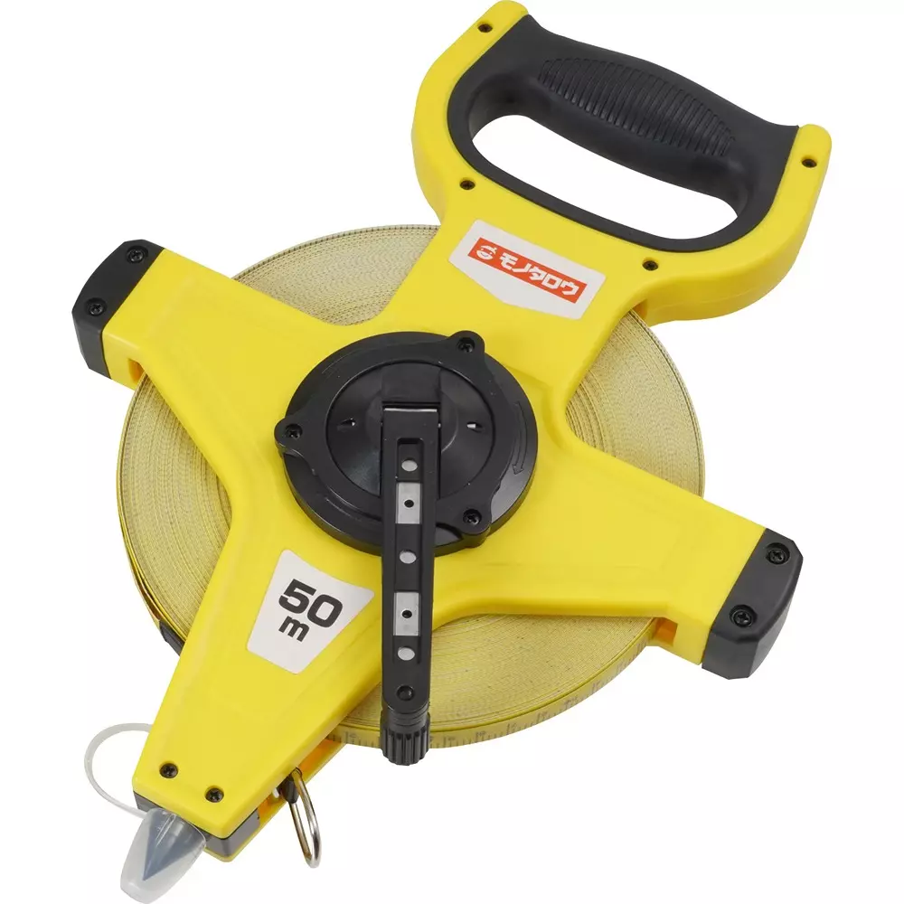 MonotaRO Open Reel Fibreglass Measuring Tape Fast Windback 50 m Length 0.5 mm Thickness, 70199974