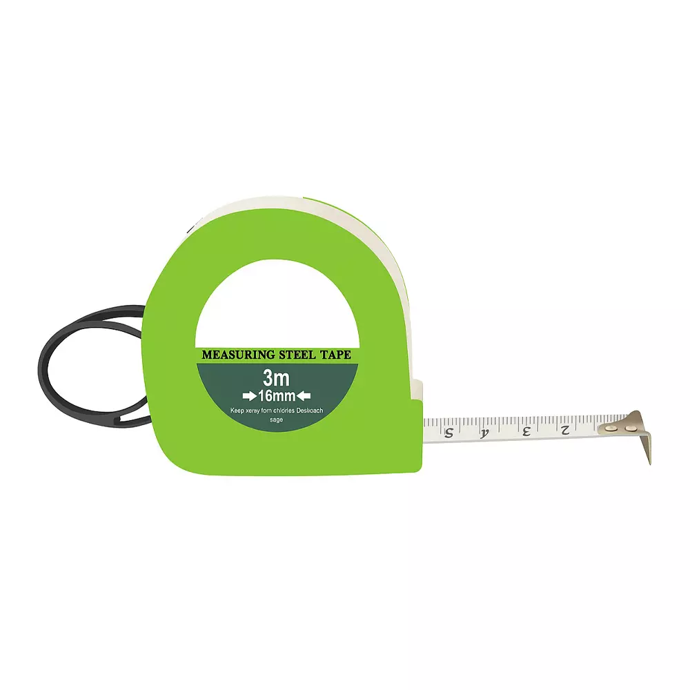 Ajay Classic Measuring Tape Green 16 mm x 3 m, AJ-CMT (Pack of 12 Pcs)