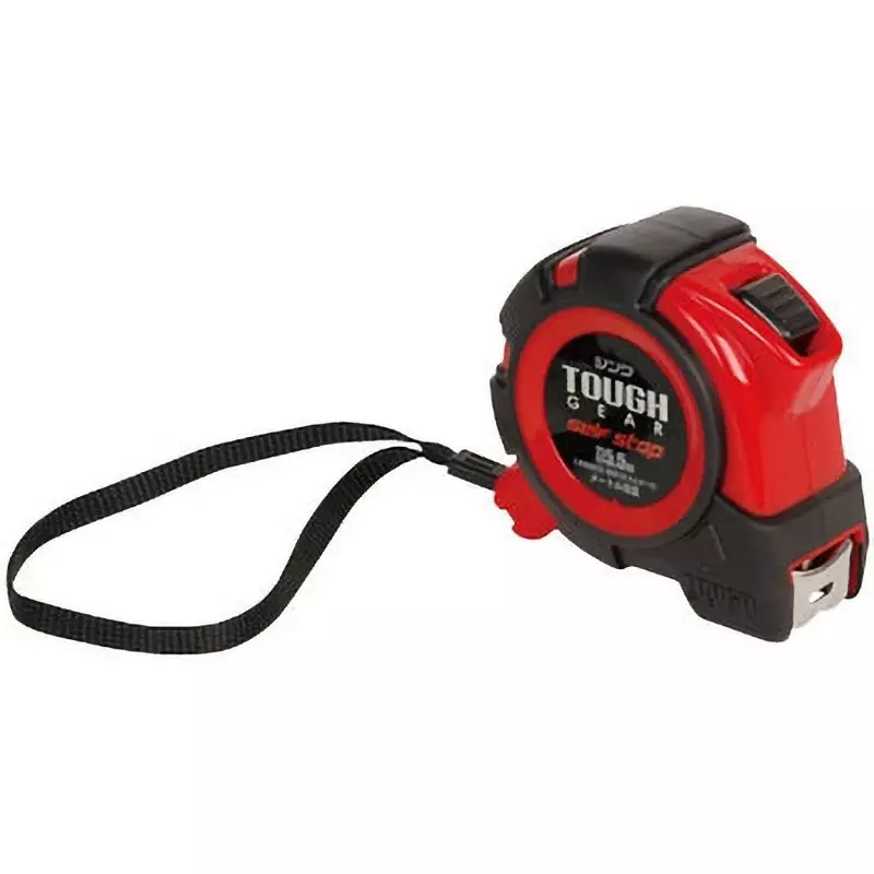 Shinwa Rules Tough Gear HG Self-Stop With Lock 25 mm Tape Width and 5.5 mm Length, 80815