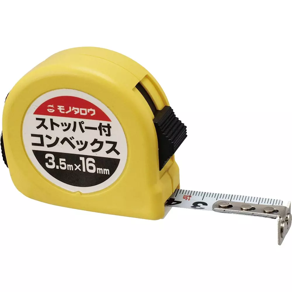 MonotaRO Convex With Stopper 16 mm Tape Width and 3.5 m Length, 36307555