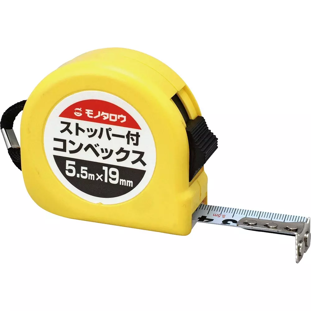 MonotaRO Convex With Stopper 19 mm Tape Width and 5.5 m Length, 36307564