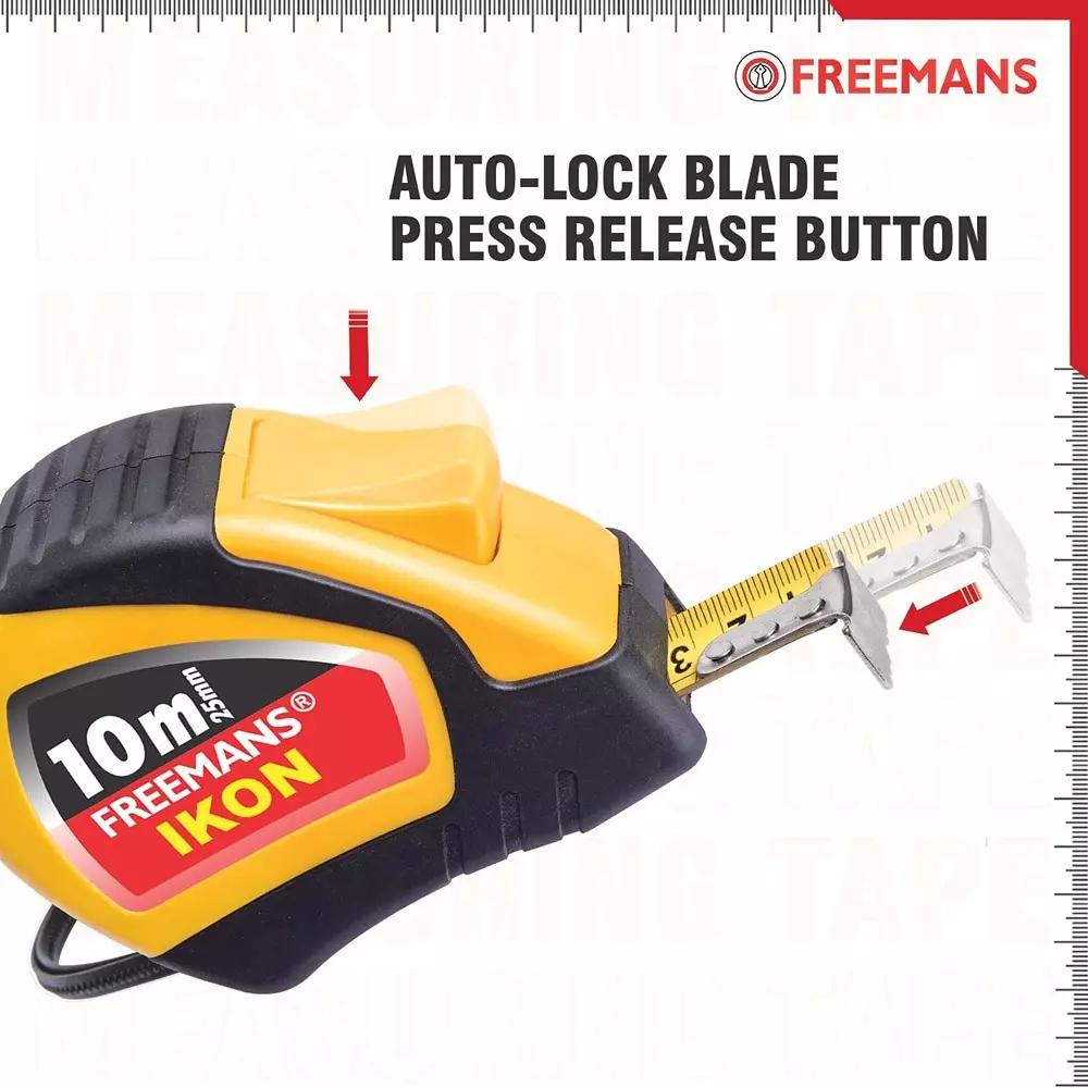 freemans-ikon-10-m-measuring-tape-with-abs-plastic-housing-and-25-mm-width