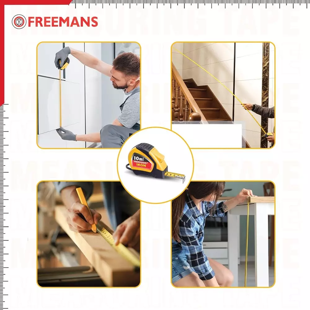 freemans-ikon-10-m-measuring-tape-with-abs-plastic-housing-and-25-mm-width