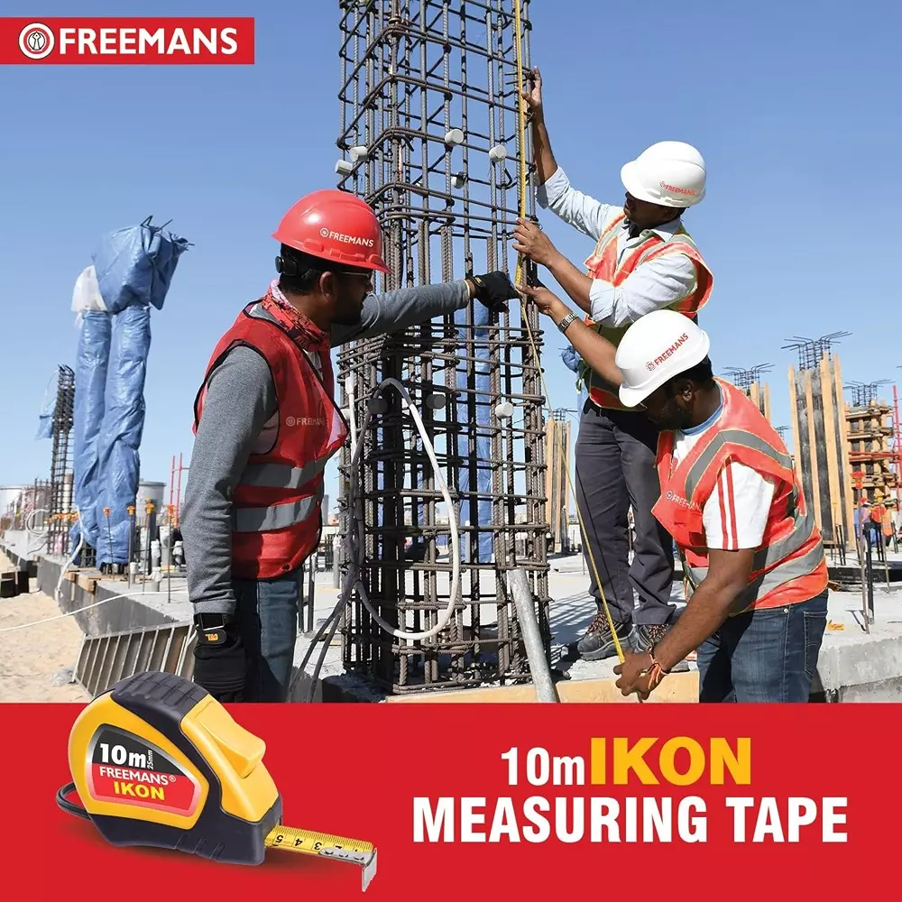 freemans-ikon-10-m-measuring-tape-with-abs-plastic-housing-and-25-mm-width