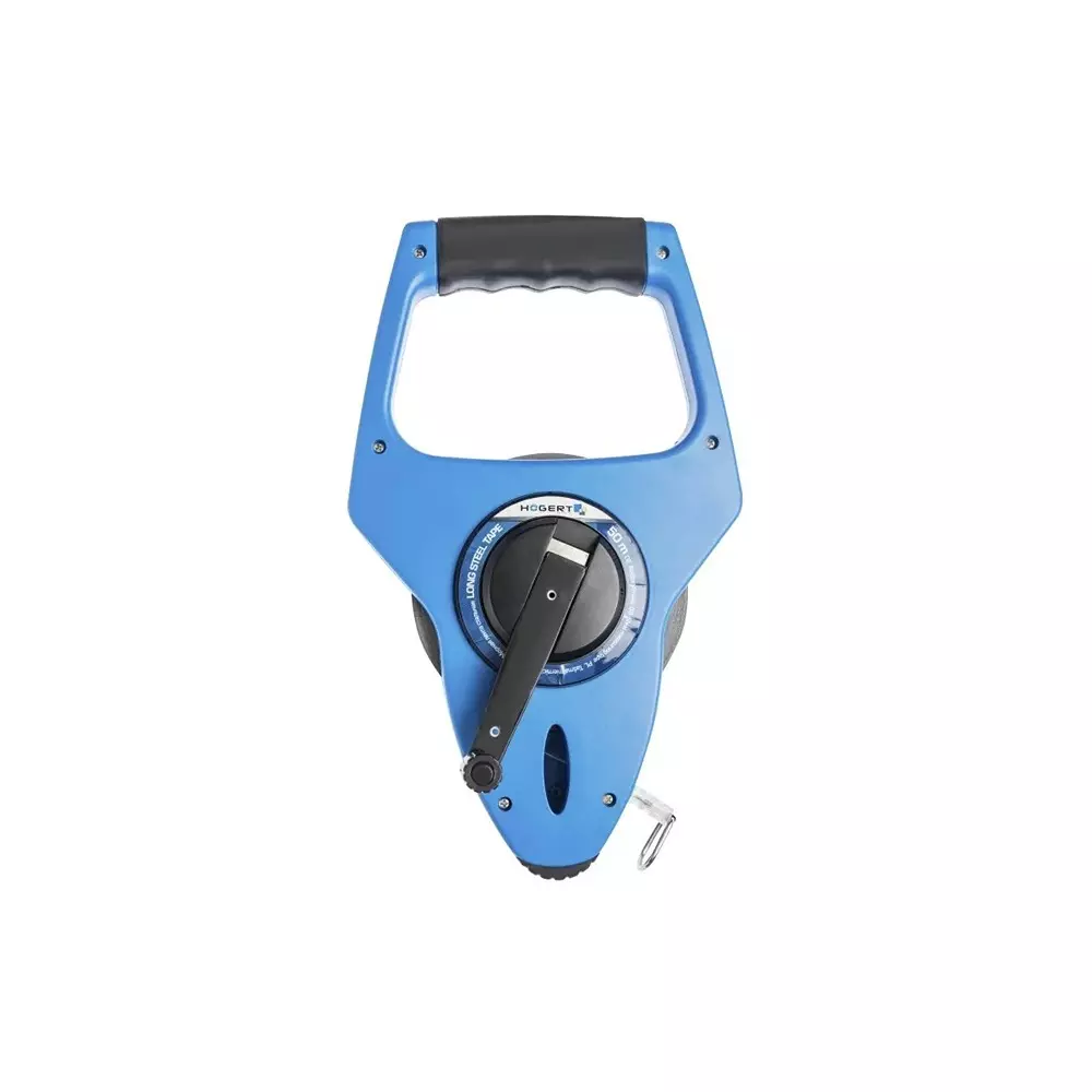 Hogert Technik Steel Measuring Tape Class II Accuracy, 50 m Length and 12.5 mm Width, HT4M475