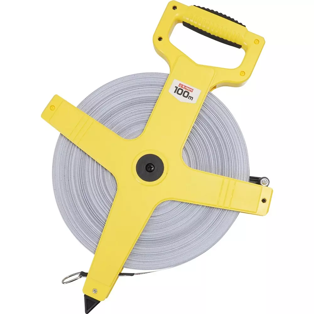 MonotaRO Open Reel Fibreglass Measuring Tape 100 m Length 0.5 mm Thickness, 70199965
