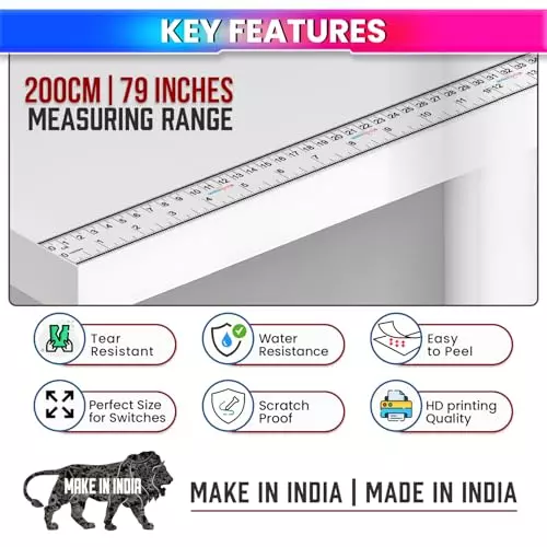 amicitools-self-adhesive-height-measuring-tape-ruler-200-cm-1-mm-measurement-accuracy-pack-of-2