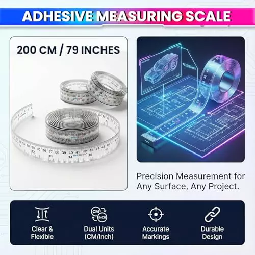 amicitools-self-adhesive-height-measuring-tape-ruler-200-cm-1-mm-measurement-accuracy-pack-of-2