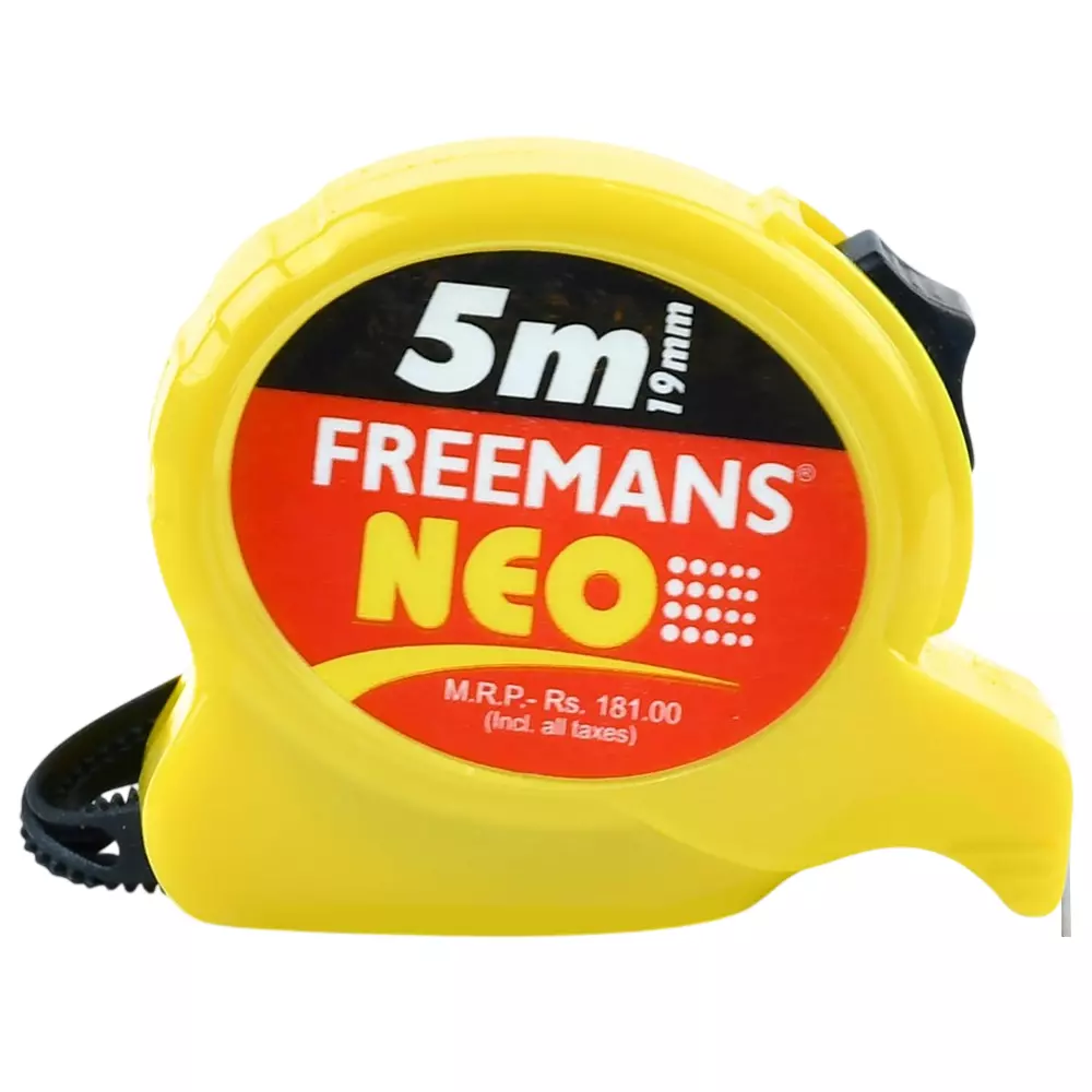 Freemans NEO Pocket Measuring Tape with Unbreakable ABS Case 5 m x19 mm, NE519