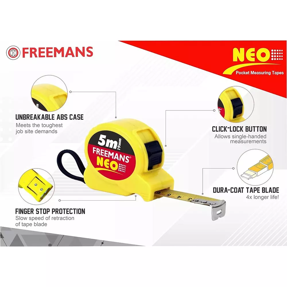 freemans-neo-pocket-measuring-tape-with-unbreakable-abs-case-5-m-x19-mm-ne519