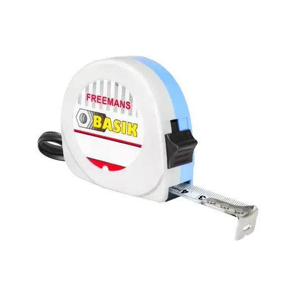 Freemans BASIK Pocket Measuring Tape With Belt Clip & Lock