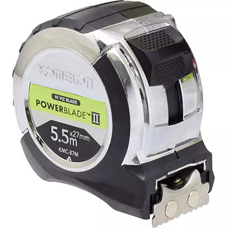 KOMELON Power Blade With lock Type Both sides Scale Type 5.5 Tape Length (m), 27-5.5m