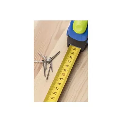Hogert Technik Pocket Steel Tape Measure Class II Accuracy, 8 m Length and 25 mm Width, HT4M428