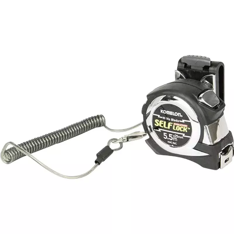 KOMELON Self-Locking EVO Chrome With lock Type Both sides Scale Type 5.5 Tape Length (m), 25-5.5m
