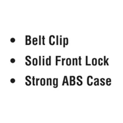 ADRAL Measuring Tape With Lock Belt Clip 5 m Solid Front Lock ABS Plastic for Measuring Use, MT205L