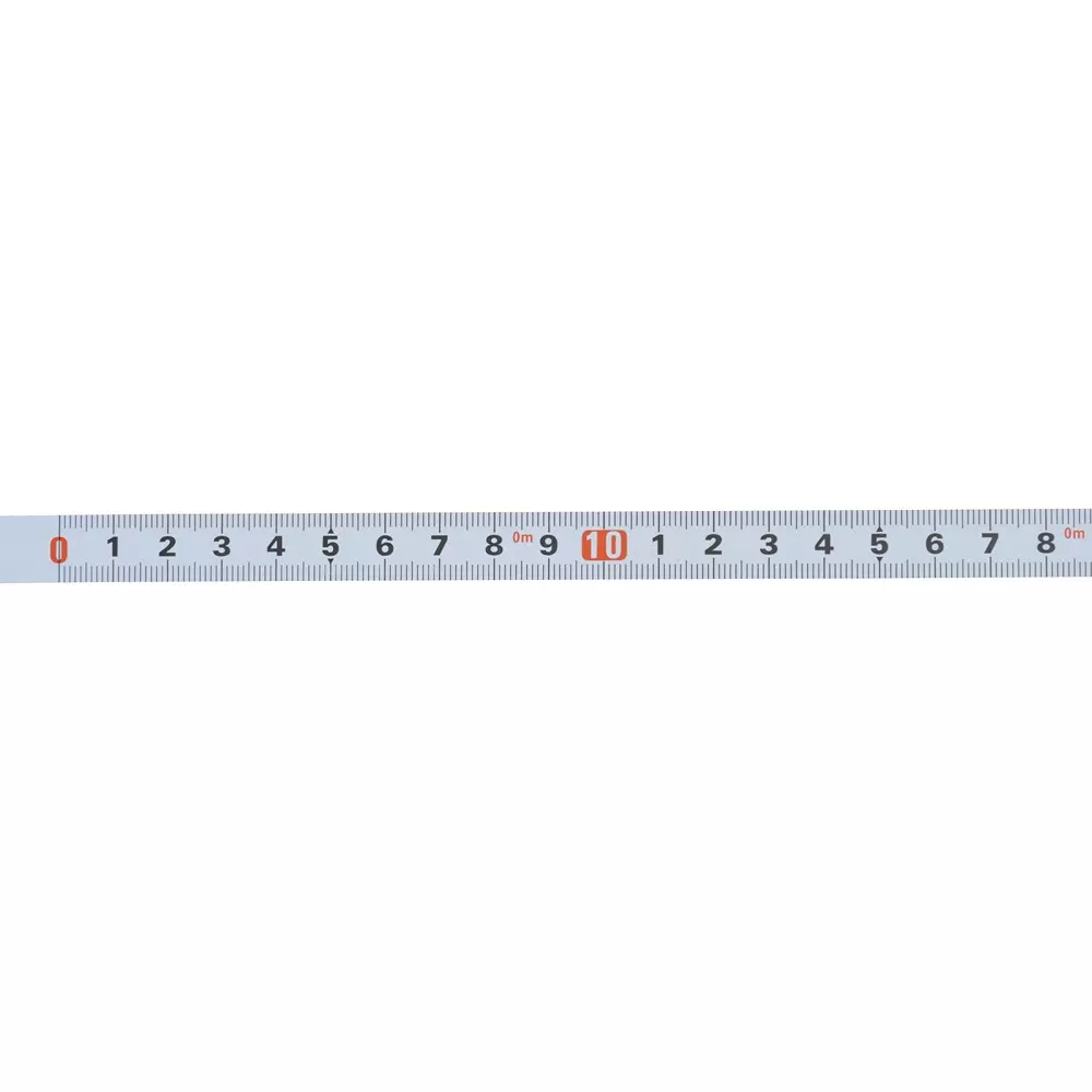 MonotaRO Convex Adhesive-Backed Tape Measure Carbon steel 0.16 mm Tape Thickness and 5 m Length, 63353299