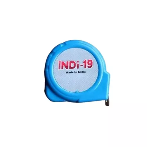 GENERIC Indi -19 Measuring Tape 5 m Length Plastic Case Blue