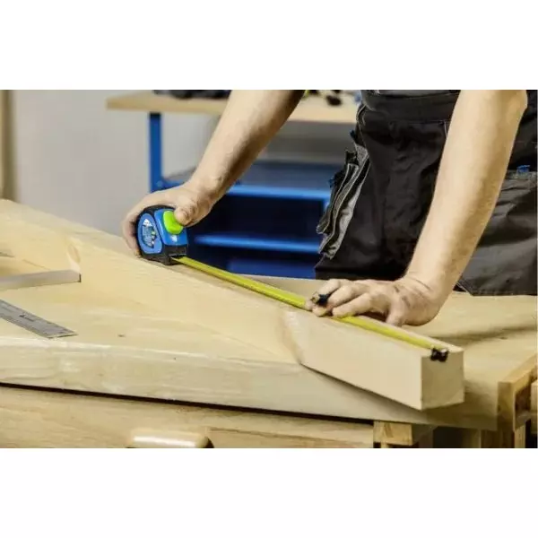 Hogert Technik Pocket Steel Tape Measure Class II Accuracy, 5 m Length and 19 mm Width, HT4M425