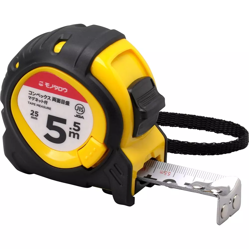 MonotaRO Convex With Rubber Double-Sided Scale With Magnet Jis Standard Certification 71.5x73x49.5 mm, 53260839