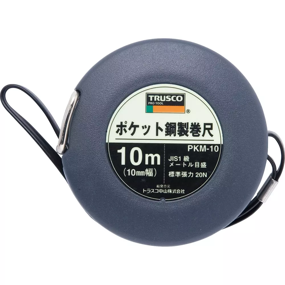 Trusco Measuring Tape 10.0 mm Tape Width 10.0 m Tape Length 0.17 mm Tape Thickness, PKM-10