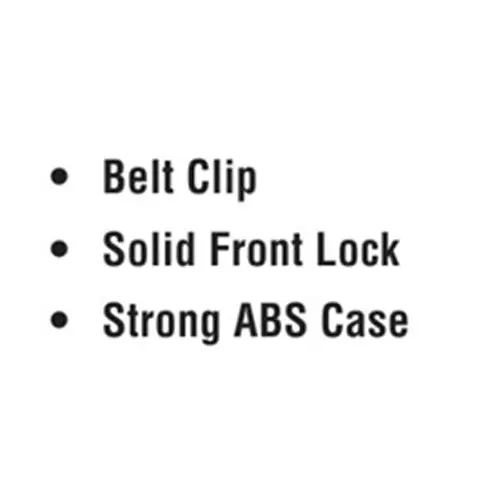 ADRAL Measuring Tape HD Belt Clip 3 m Solid Front Lock ABS Plastic for Measuring Use, MT303