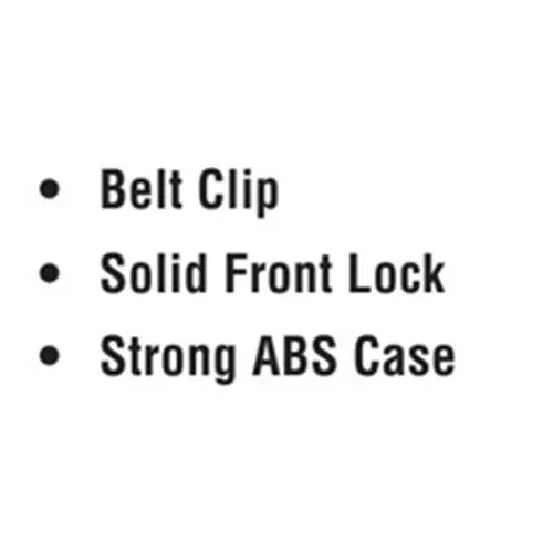 ADRAL Measuring Tape HD Belt Clip 5 m Solid Front Lock ABS Plastic for Measuring Use, MT305
