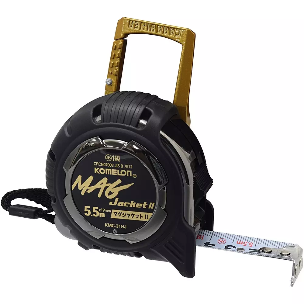 KOMELON Tape Measure Both sides Scale Type 5.5 Tape Length (m) 19 Tape Width (mm), KMC-31NJB-55-19