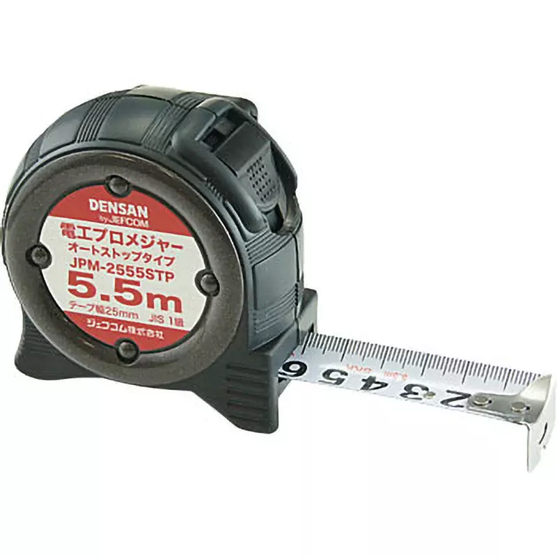 JEFCOM Measuring Tape with lock Type Meter Scale Type, JPM-2555STP