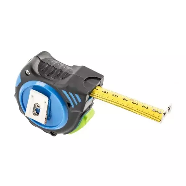 Hogert Technik Steel Measuring Tape Class II Accuracy, 5 m Length and 19 mm Width, HT4M401