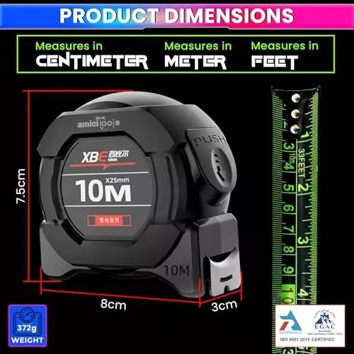 amicikart-dual-unit-measuring-tape-10-m-auto-lock-smooth-retraction-1xtape-10m-ft