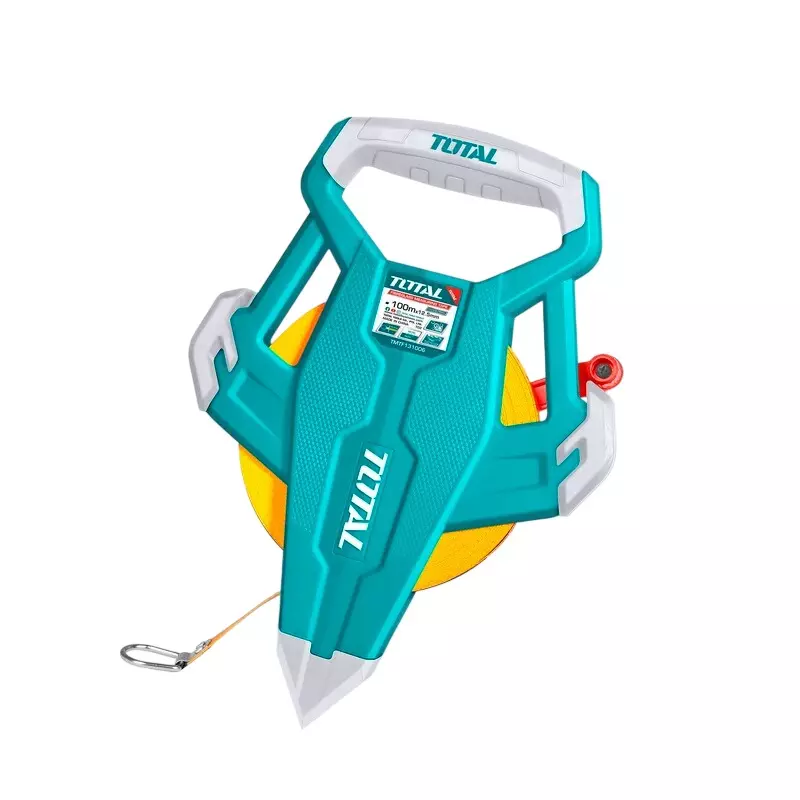 Total Fibreglass Measuring Tape 3:1 Gear Ratio 12.5 mm x 100 m, TMTF131006