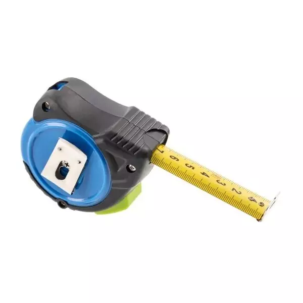 Hogert Technik Steel Measuring Tape Class II Accuracy, 5 m Length and 19 mm Width, HT4M406