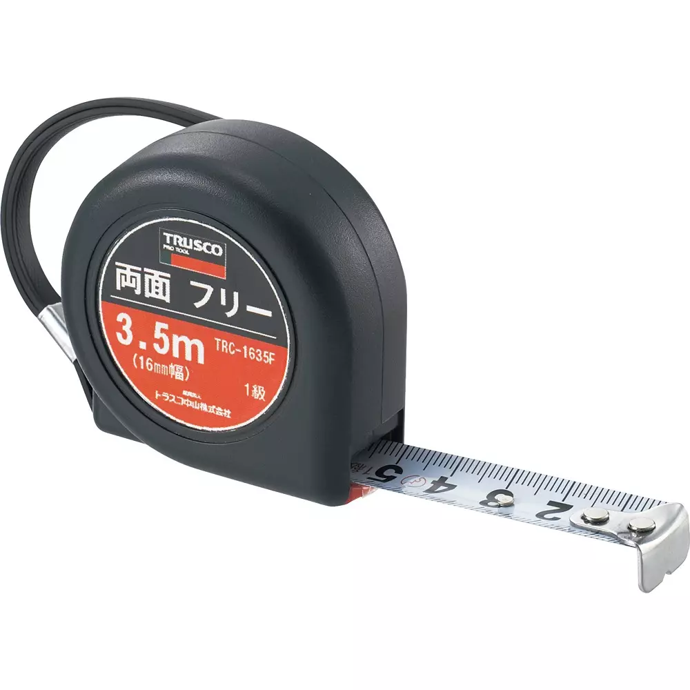 Trusco Double-Sided Convex Free Type 16.0 mm Tape Width 3.5 m Tape Length, TRC-1635F