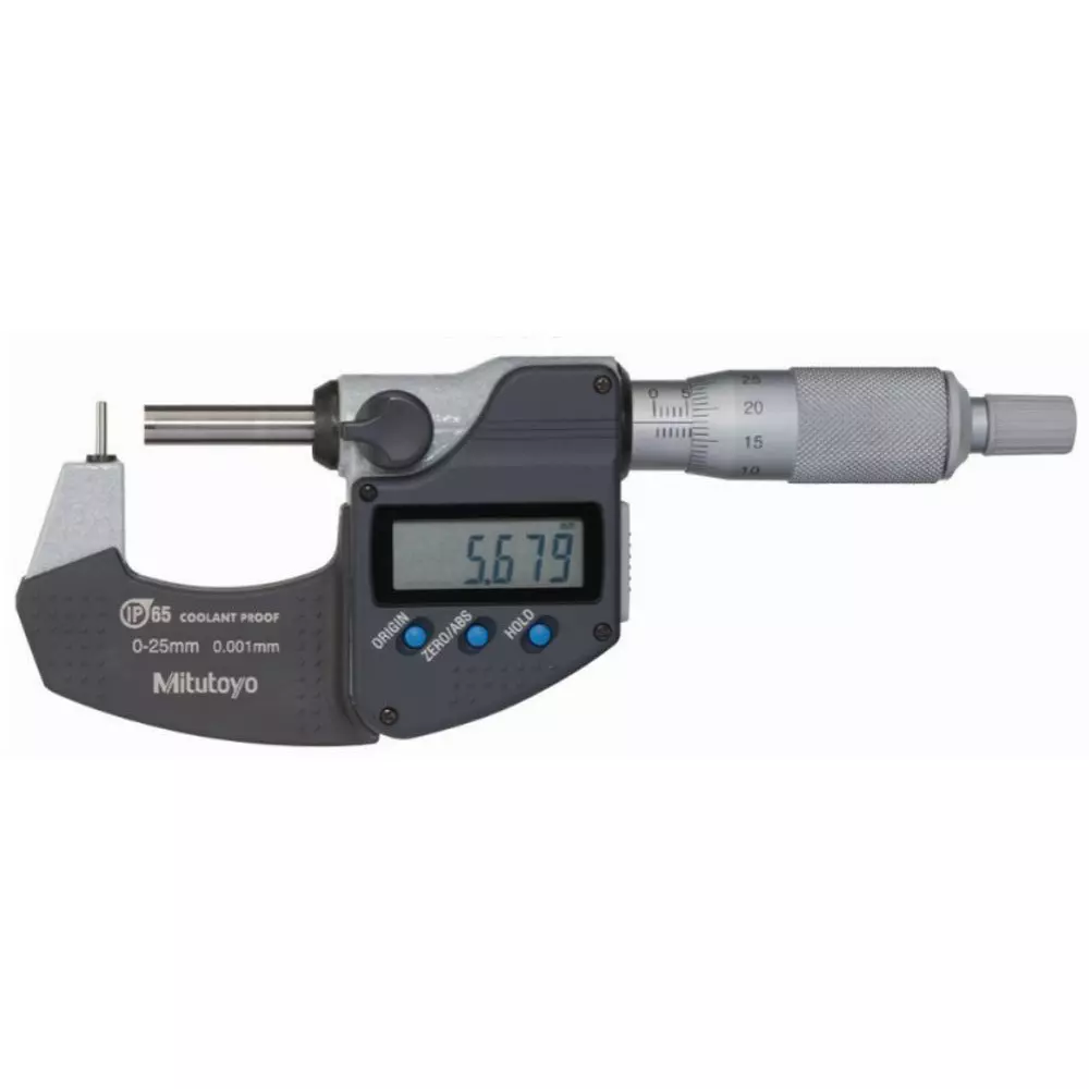 Mitutoyo Digimatic Rod Spherical Micro + Data Logger Printer Set 0 - 25 mm, BMB1-25MX+05CZA663+DP-1VA ROGGER (1 Kit)