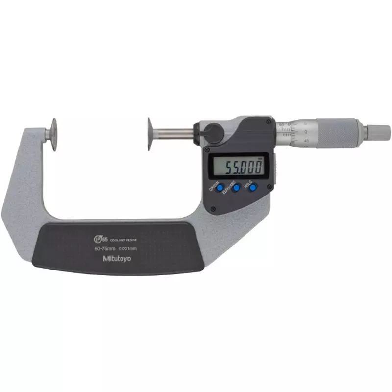 Mitutoyo Digimatic Tooth Thickness Micrometer + Data Logger Printer Set 50 - 75 mm, GMA-75MX+05CZA663+DP-1VA ROGGER (1 Kit)