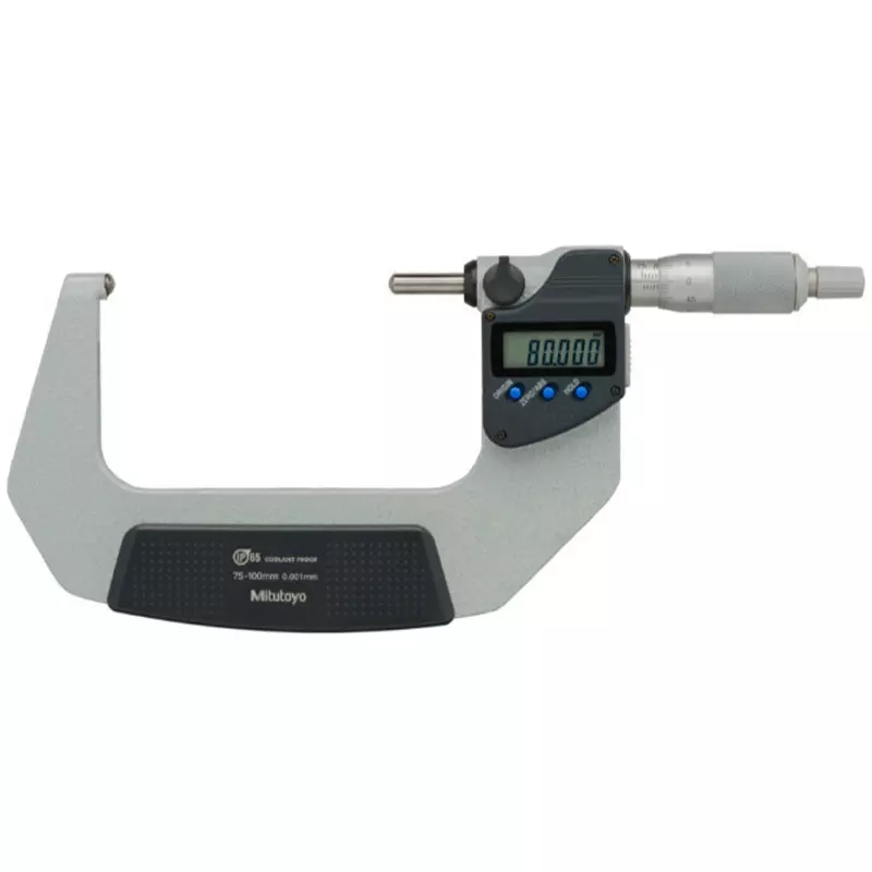 Mitutoyo Double Spherical Micrometer U-WAVE Transmitter/receiver Set (IP67 Type) 75 - 100 mm, BMD-100MX+02AZF310+264-622+02AZD810D (1 Kit)