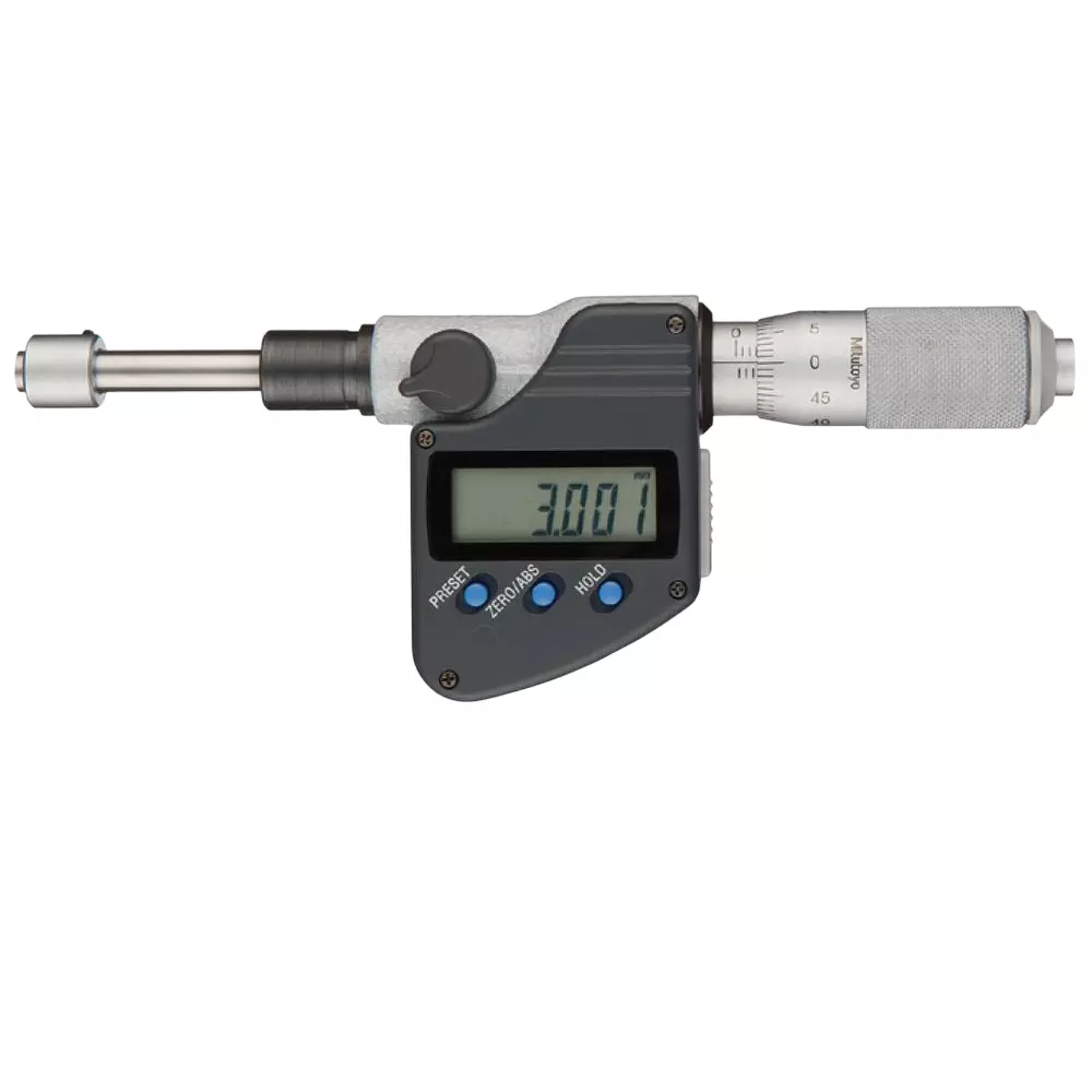 Mitutoyo Waterproof Digimatic Micrometer Head + Data Logger Printer Set 0 - 25 mm, MHN1-25MXN(IP65)+05CZA663+DP-1VA ROGGER (1 Kit)