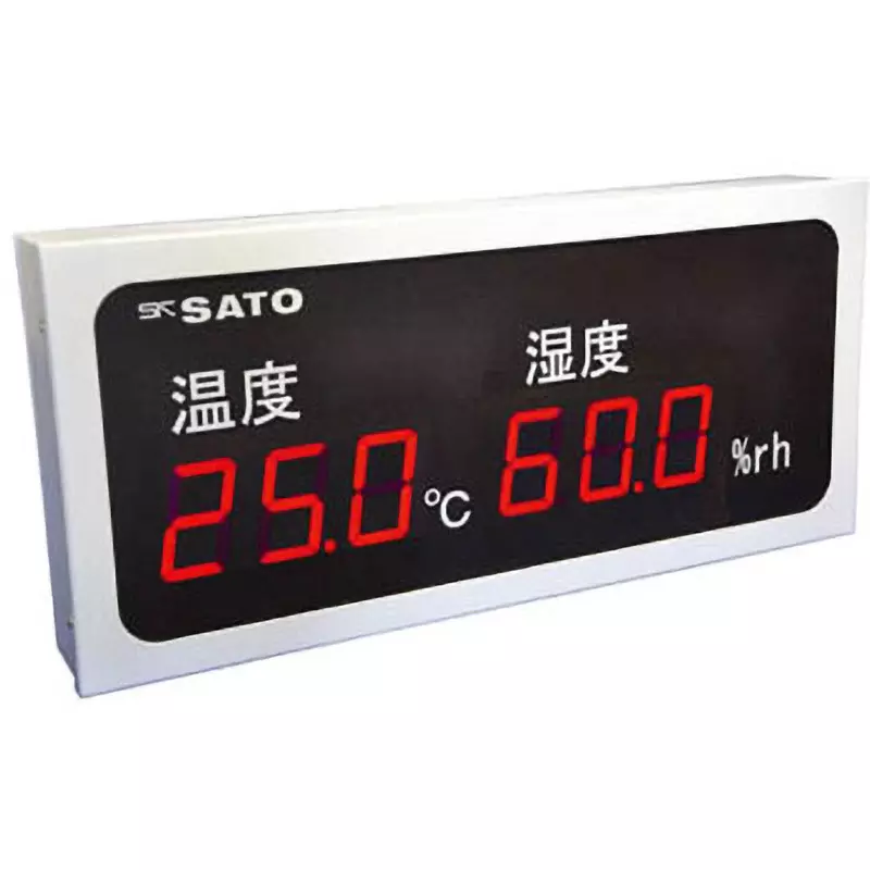 Sato Keiryoki Indicator DC12 V approx. 3 W (dedicated AC adapter included) Power Supply 7-segment, SK-M460-TRH(8091-50)